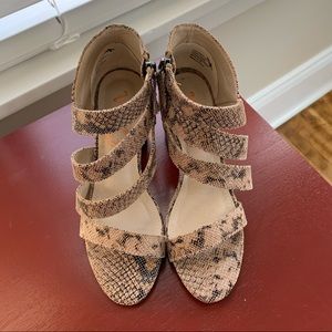 NWT snake-print sandal size 7.5